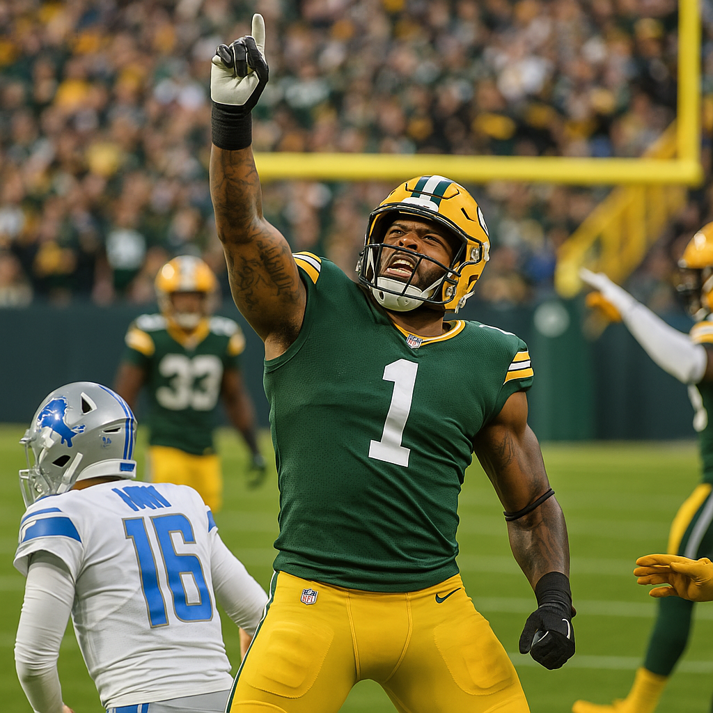 Micah Parsons, Image generated with AI — parody use only.